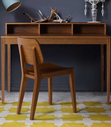Silla de madera nórdica Marcus, escritorio
