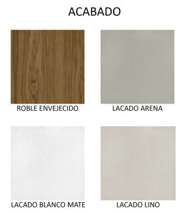 Banqueta pie de cama moderna Manila, acabados
