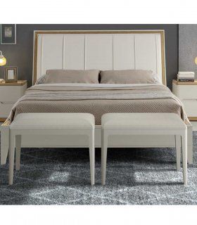 Banqueta pie de cama moderna Manila, pequeña