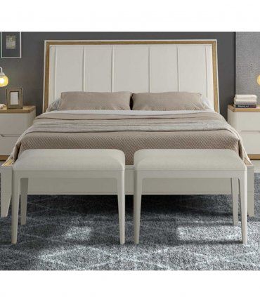 Banqueta pie de cama moderna Manila, pequeña