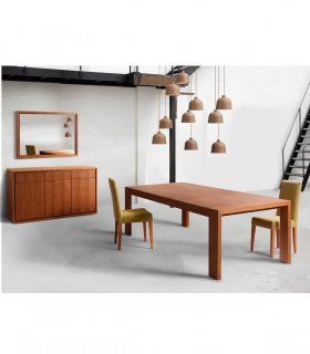 Comedor nórdico Iceland, en nogal