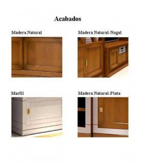 Librería moderna Colina, acabados