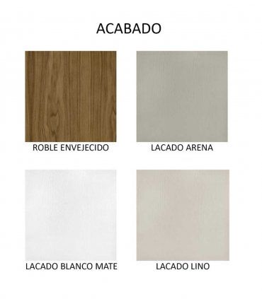 Sinfonier moderno Manila, acabados