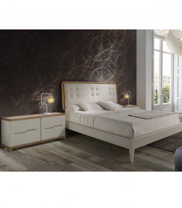 Mesita de noche doble moderna Manila, dormitorio