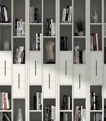 Librería modular moderna Manila, detalle