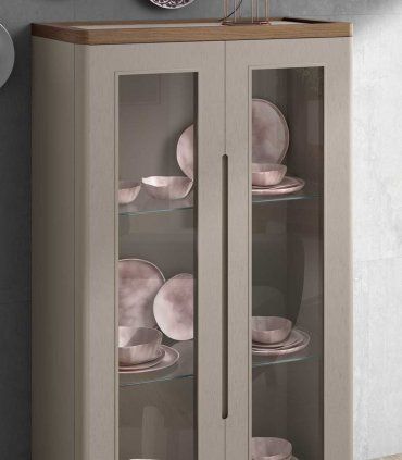 Vitrina baja moderna 70  cm Manila, detalle