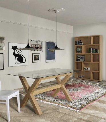 Mesa de comedor moderna Niza, comedor
