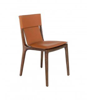Silla de diseño en piel Aitor