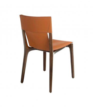 Silla de diseño en piel Aitor