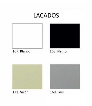 Aparador nórdico Danubio, acabados