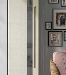 Vitrina una puerta moderna alta Manila, detalle