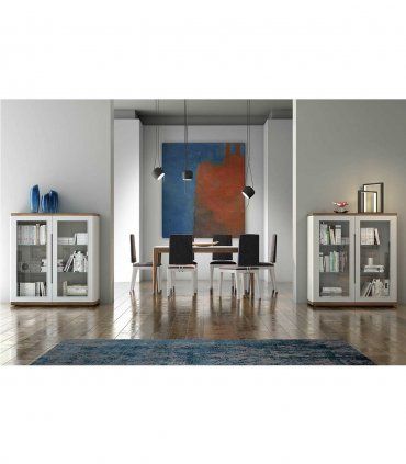 Vitrina baja moderna 110 cm Manila, comedor