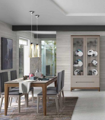 Vitrina de comedor moderna Manila, comedor
