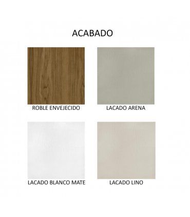 Silla de comedor moderna Manila, acabados