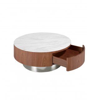 Mesa de centro redonda Arlo
