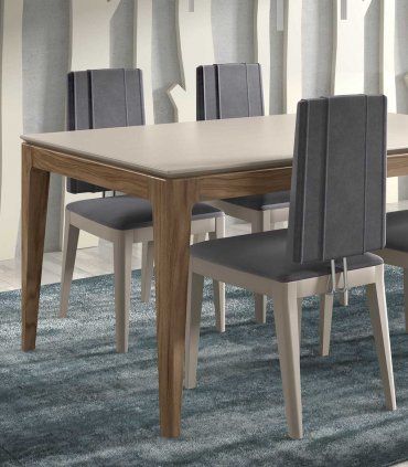 Mesa de comedor moderna Manila, detalle