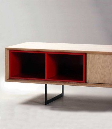 Mueble TV nórdico Nature, detalle