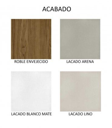 Modular de salón moderna Manila A, acabados