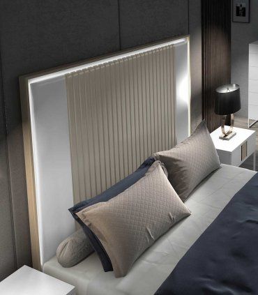 Cabecero moderno con led Seven, arena