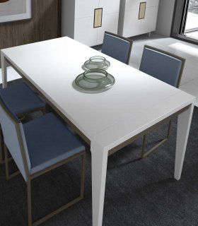 Mesa de comedor moderna y ampliable Seven