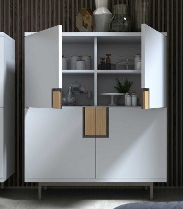 Contenedor moderno Seven, abierto