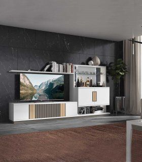 Modular de salón moderna Seven, salón