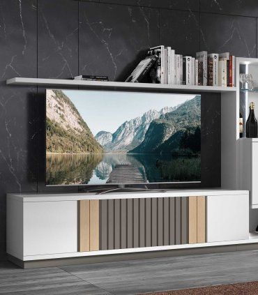 Modular de salón moderna Seven, tv