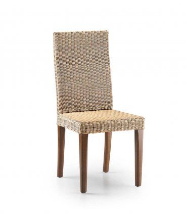 Silla de rattan Colette