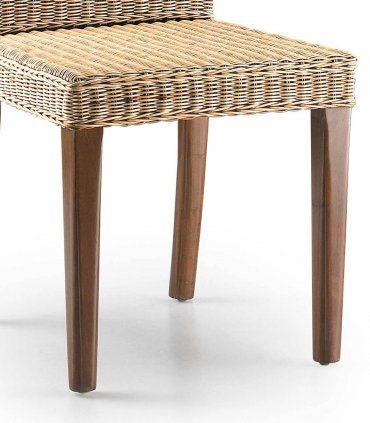 Silla de rattan Colette