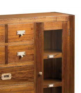Mueble de entrada 7 cajones colonial Star