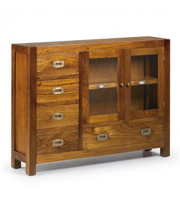 Mueble de entrada 5 cajones colonial Star