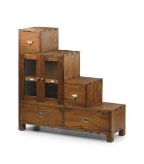 Mueble escalera izquierda colonial Flamingo