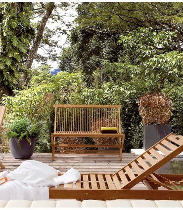 Banco Teca Jardín Nerea