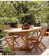 Mesa de Jardín Ovalada Extensible Nerea