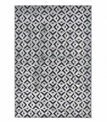 Alfombra Salón Genova Geometría, gris