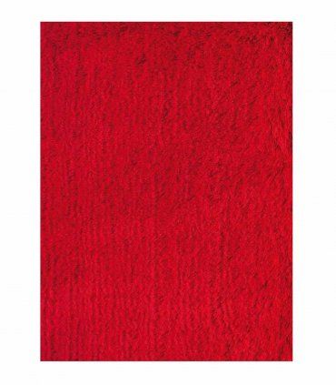 Alfombra Moderna Lisa Aster, rojo