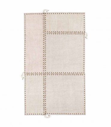 Alfombra Patchwork Stringhe, marfil