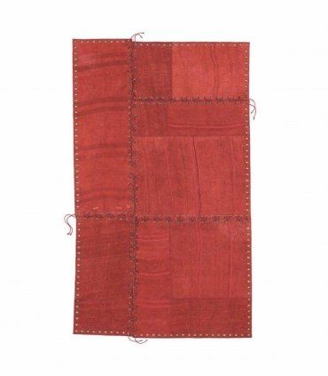 Alfombra Patchwork Stringhe, rojo