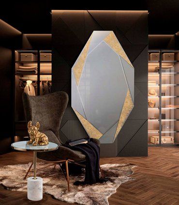 Espejo moderno de cristal Laverna