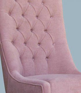 Silla de comedor moderna Carol, detalle