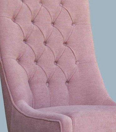 Silla de comedor moderna Carol, detalle