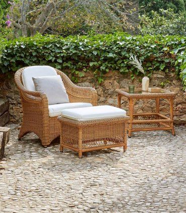 Sillón de ratán para jardín Arena