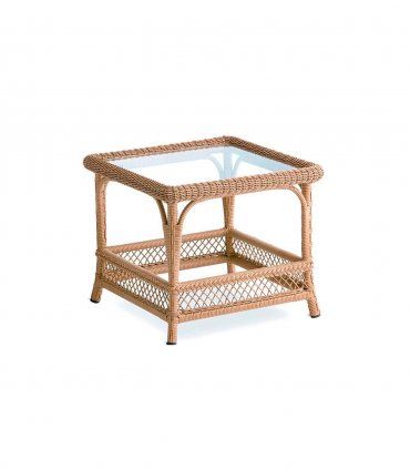 Mesa de rincón de ratán para jardín Arena