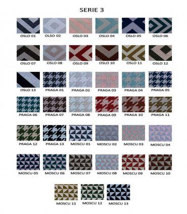 Pouf Kenia, telas serie 3