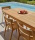 Mesa de teca para comedor de exterior Paralel