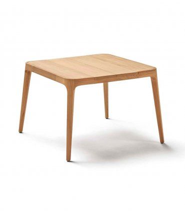 Mesa cuadrada de teca Paralel