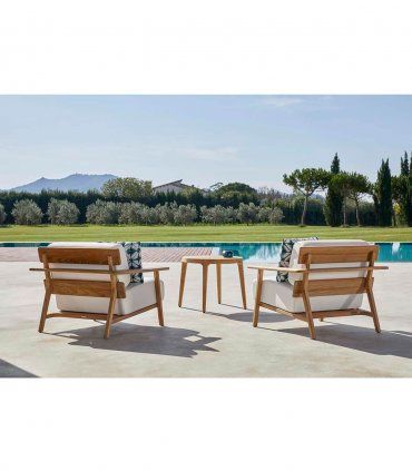 Sillón de teca para exterior Paralel