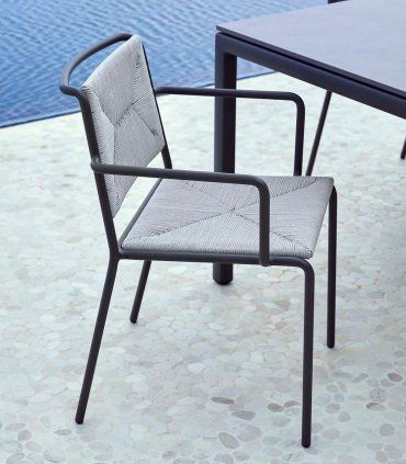 Sillón apilable de comedor Summer
