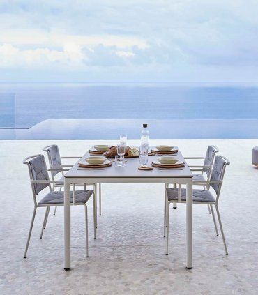 Mesa rectangular de exterior Summer