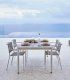 Comedor de aluminio y cuerda para exterior Summer